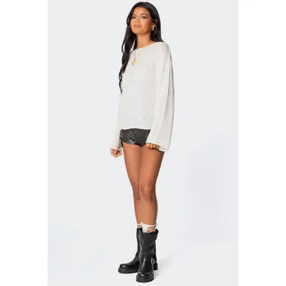 Maya Shoulder Sweater