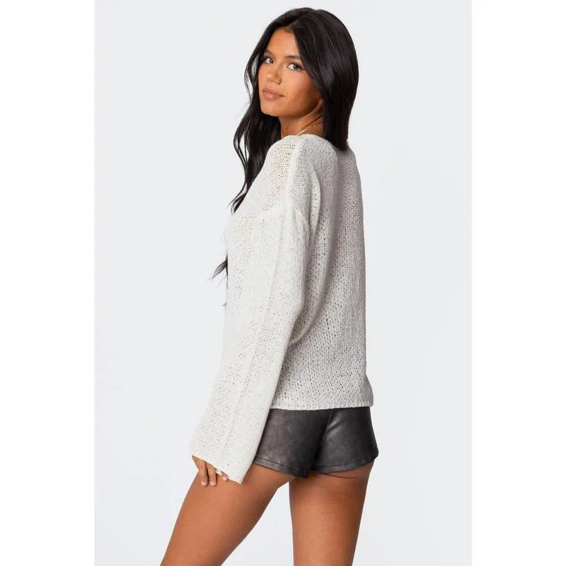Maya Shoulder Sweater